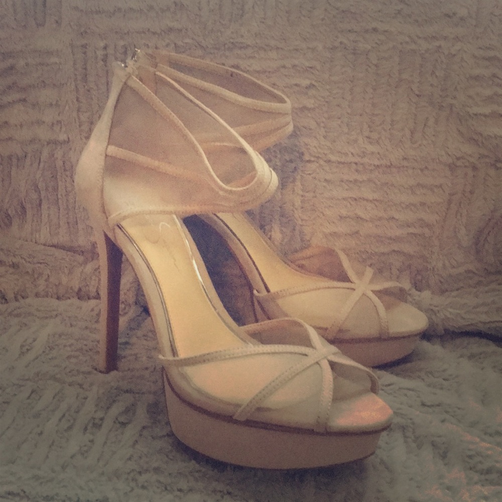 Jessica Simpson platforms high heels